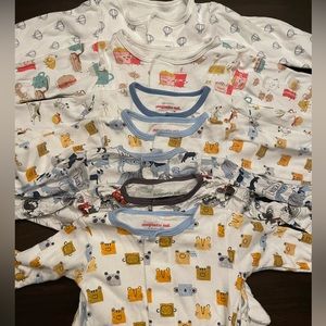 Magnetic Me 3-6m variety onesies bundle pack of 7